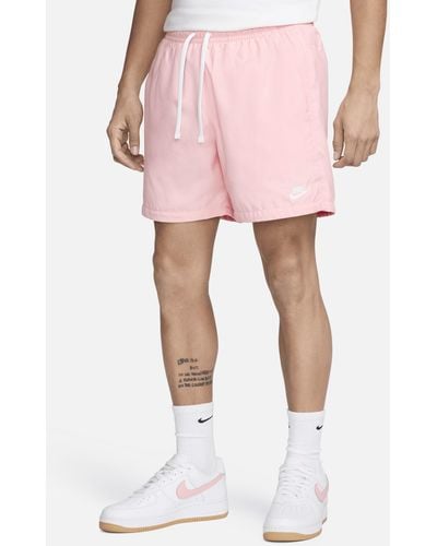 Nike Shorts in tessuto sportswear - Rosa