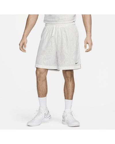 Nike Standard Issue 6" Dri-fit Reversible Basketball Shorts - White