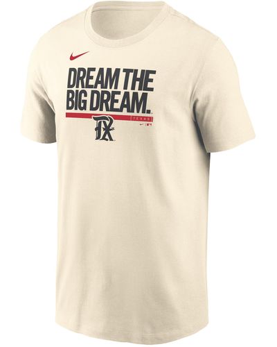Nike Jacob Degrom Texas Rangers City Connect Fuse Mlb T-shirt - Natural