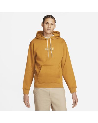 Nike Sb X Doyenne Fleece Skate Pullover Hoodie - Yellow
