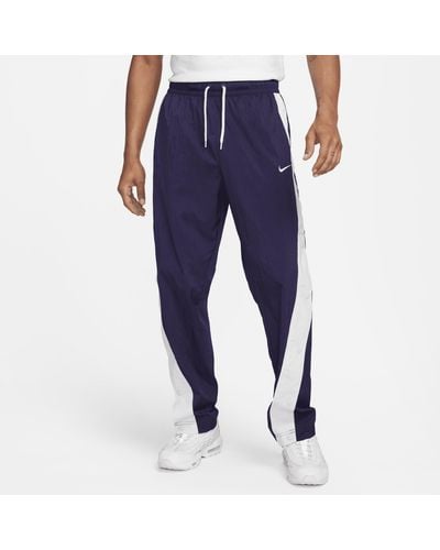 Nike Pantaloni in tessuto da basket - Blu