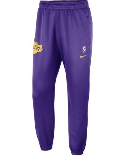 Nike Los Angeles Lakers Spotlight Dri-fit Nba Trousers Polyester - Purple