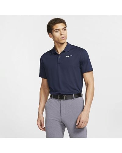 Nike Dri-fit Victory Golf Polo Blue