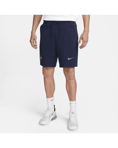 Nike Fff Sportswear Tech Fleece Shorts - Blauw