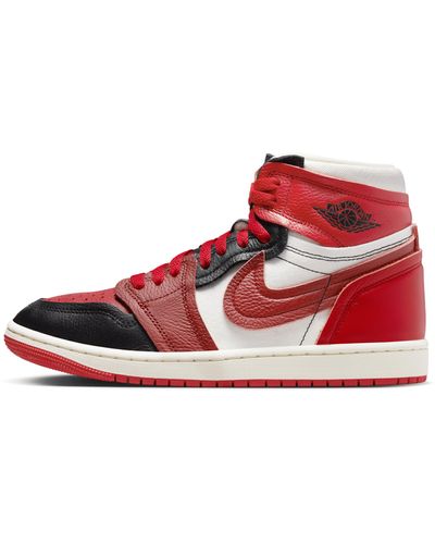 Nike Air Jordan 1 High Method Of Make Shoes - Red