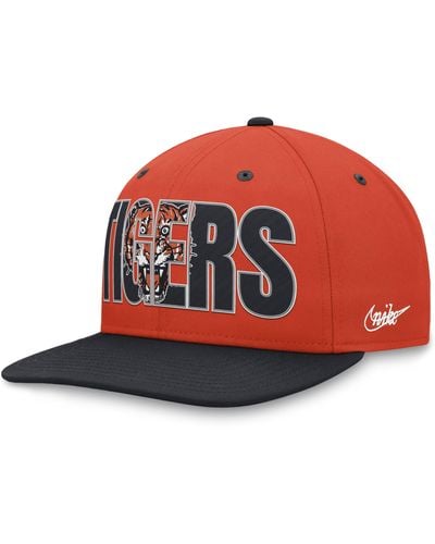 Nike Detroit Tigers Pro Cooperstown Mlb Adjustable Hat - Red