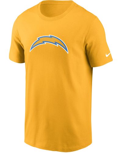 Nike Logo Essential (nfl Los Angeles Chargers) T-shirt - Yellow