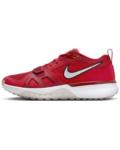 Nike Air Zoom Diamond Elite Turf Baseball Shoes - Red