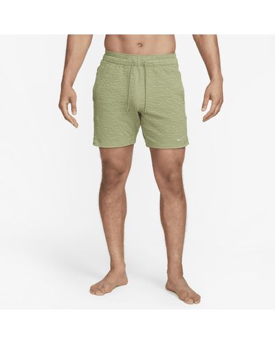 Nike Yoga Dri-fit 7" Unlined Shorts - Green