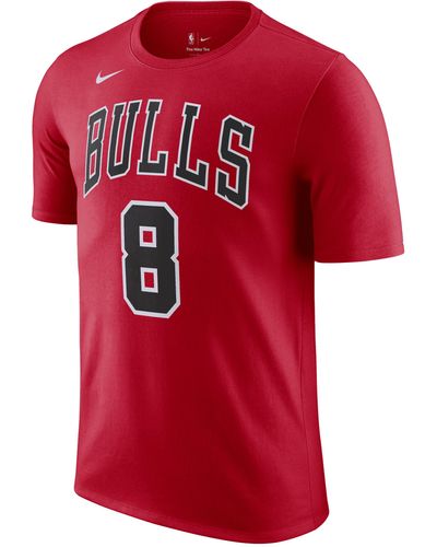 Nike Chicago Bulls Nba T-shirt Cotton - Red
