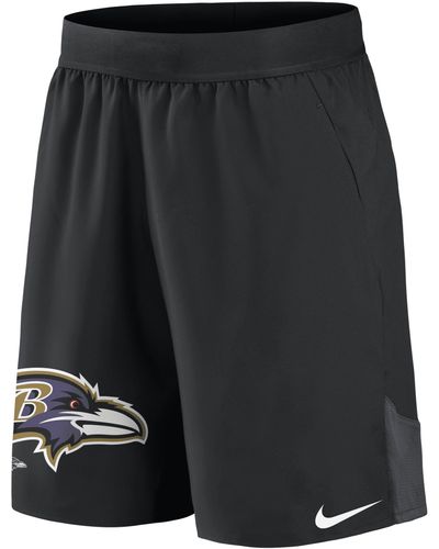 Nike Dri-fit Stretch (nfl Baltimore Ravens) Shorts - Black