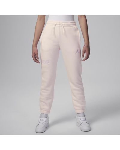 Nike Pantaloni jordan fundamentals - Rosa