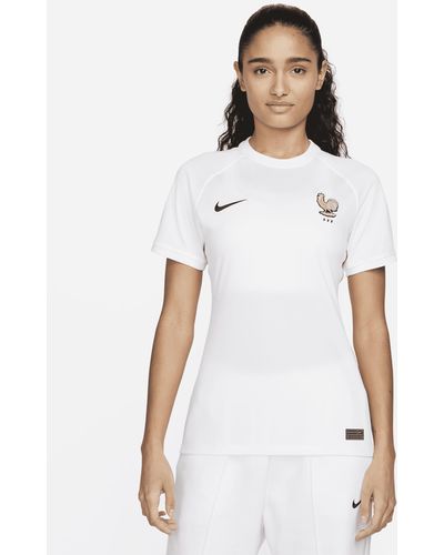 Nike Fff 2022 Stadium Away Dri-fit Soccer Jersey - White