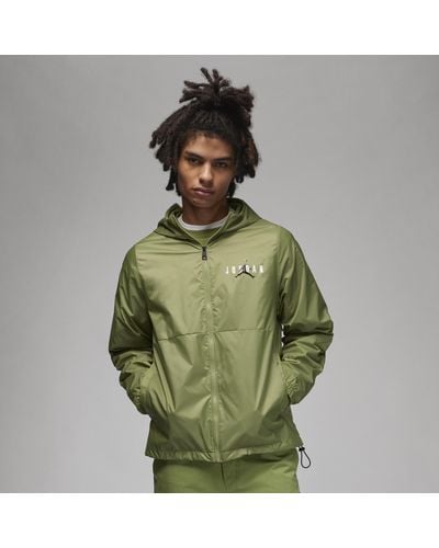 Nike Jordan Essentials Woven Jacket 50% Recycled Polyester - Green
