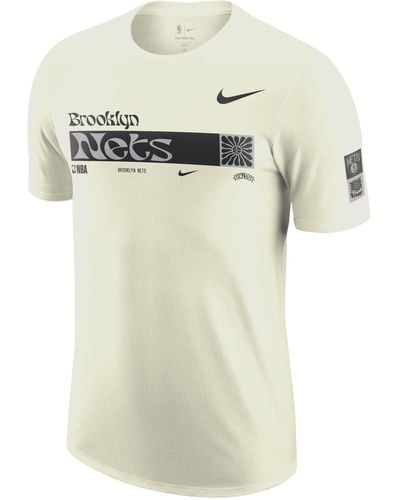 Nike T-shirt brooklyn nets essential nba - Bianco