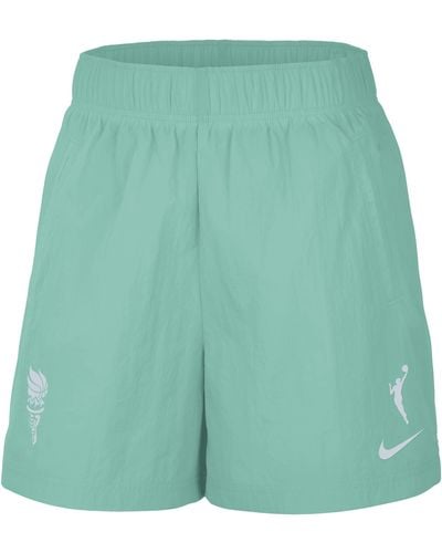 Nike New York Liberty Essential Wnba Repel Woven Shorts - Green
