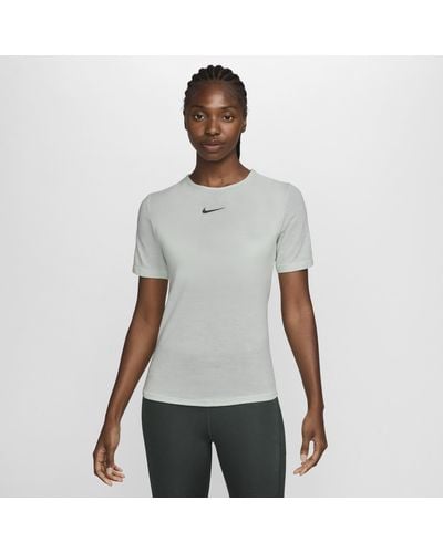 Nike Swift Wool Dri-fit Short-sleeve Running Top - White