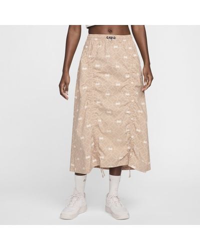 Nike Naomi Osaka High-waisted Woven Skirt - Natural
