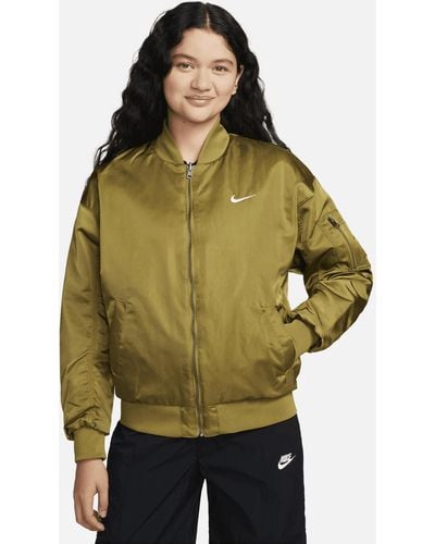 Nike Sportswear Reversible Varsity Bomber Jacket - Green