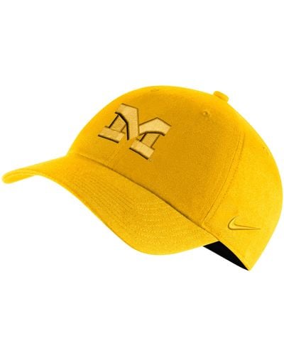 Nike Michigan Heritage86 College Logo Cap - Yellow