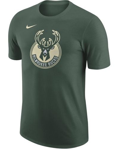 Nike T-shirt milwaukee bucks essential nba - Verde