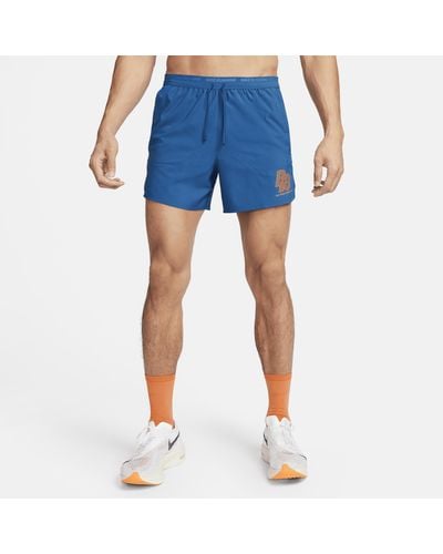 Nike Running Energy Stride 5" Brief-lined Running Shorts - Blue
