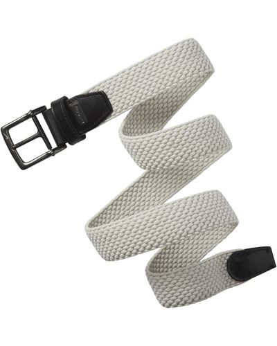 Nike Stretch Woven Golf Belt - White