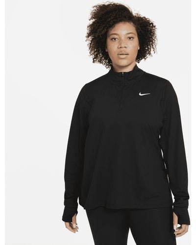 Nike 1/2-zip Running Top - Black