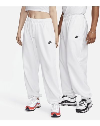 Nike Sportswear Club Fleece Mid-rise Oversized Sweatpants - White