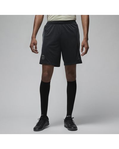 Nike Paris Saint-germain Strike Third Dri-fit Soccer Knit Shorts - Black
