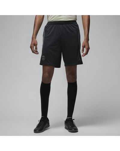 Nike Paris Saint-germain Strike Third Dri-fit Soccer Knit Shorts - Black