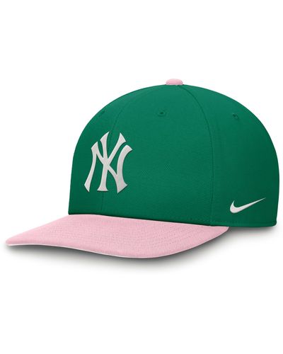 Nike New York Yankees Malachite Pro Dri-fit Mlb Adjustable Hat - Green