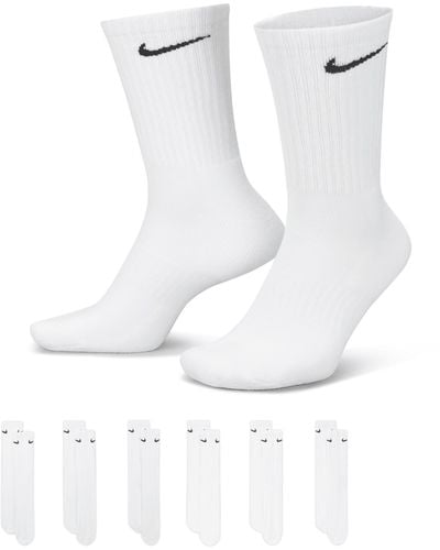 Nike Everyday Cushioned Training Crew Socks - White