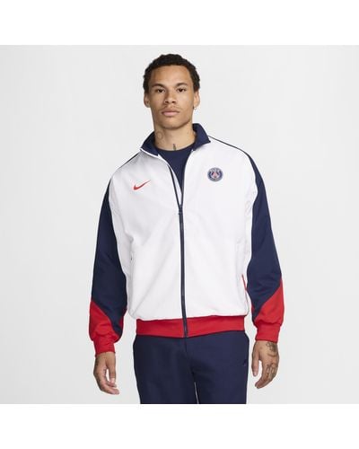 Nike Paris Saint-germain Strike Dri-fit Football Jacket 50% Recycled Polyester - Blue