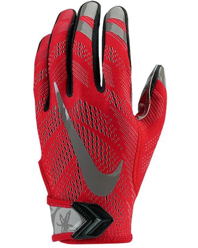 Nike Vapor Knit (ohio State) Men's Football Gloves - Red
