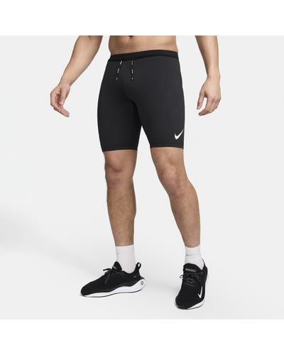 Nike Aeroswift Dri-fit Adv Running 1/2-length Tights - Black