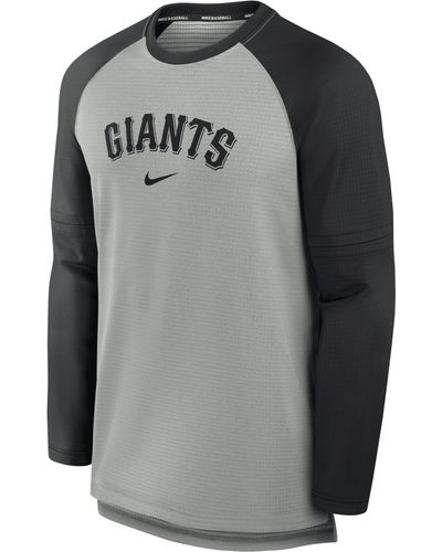 Nike San Francisco Giants Authentic Collection Game Time Breathe Mlb Long-sleeve T-shirt - Gray