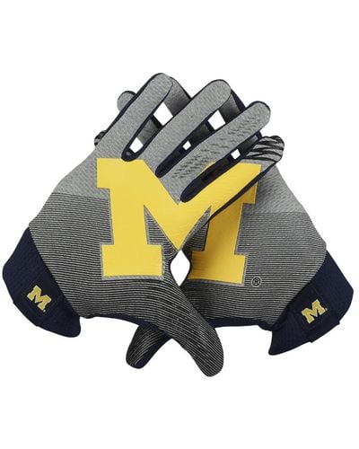 Nike Stadium (michigan) Football Gloves - Gray