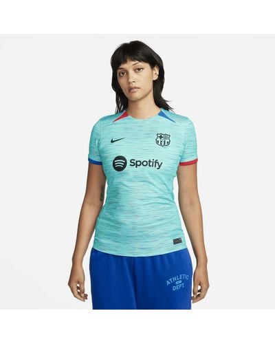 Nike F.c. Barcelona 2023/24 Stadium Third Dri-fit Football Shirt 50% Recycled Polyester - Blue