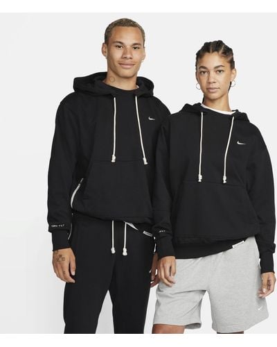 Nike Dri-fit Standard Issue Pullover Basketball Hoodie - Black