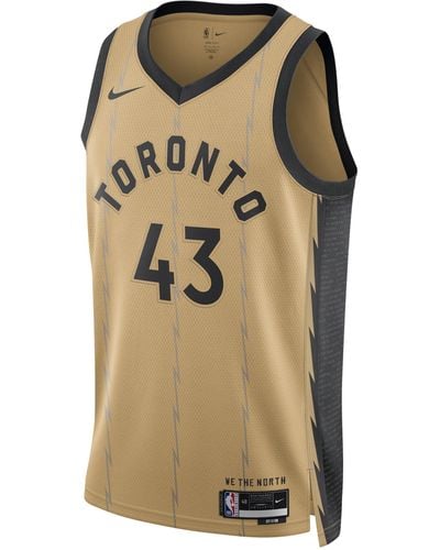 Nike Pascal Siakam Toronto Raptors City Edition 2023/24 Dri-fit Swingman Nba-jersey - Naturel