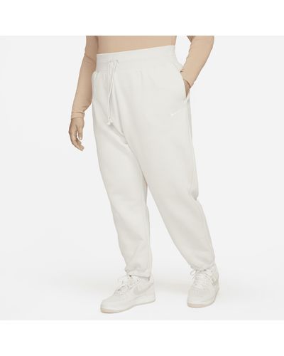 Nike Sportswear Phoenix Fleece High-waisted Oversized Sweatpants (plus Size) - Brown