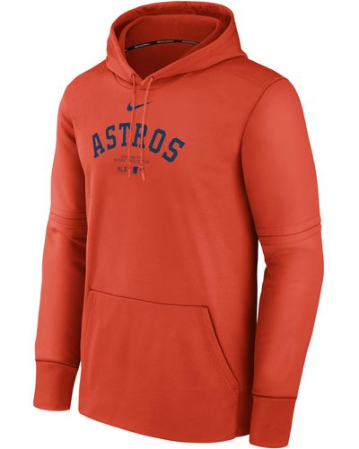 Nike San Francisco Giants Authentic Collection Practice Therma Mlb Pullover Hoodie - Orange