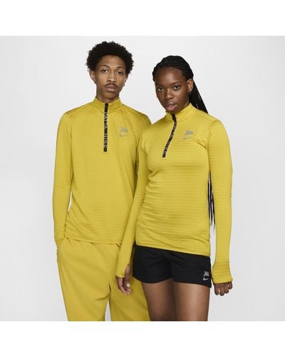 Nike X Patta Running Team Half-zip Long-sleeve Top - Yellow