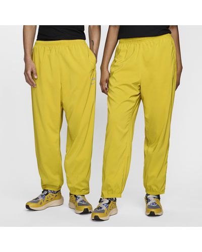 Nike X Patta Running Team Tracksuit Bottoms Polyester - Yellow