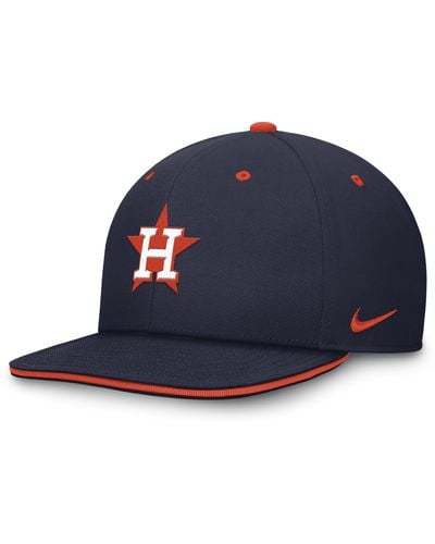 Nike Houston Astros Primetime Pro Dri-fit Mlb Adjustable Hat - Blue
