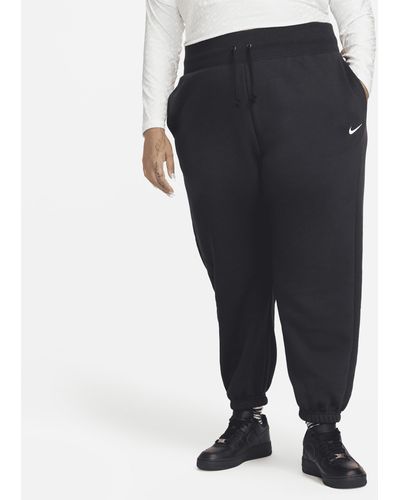 Nike Sportswear Phoenix Fleece High-waisted Sweatpants - Black