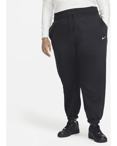 Nike Sportswear Phoenix Fleece joggingbroek Met Hoge Taille - Zwart
