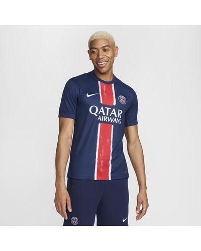 Nike Paris Saint-germain 2024/25 Stadium Home Dri-fit Football Replica Shirt - Blue