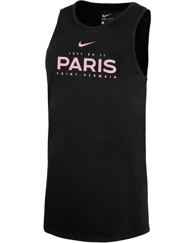 Nike Paris Saint-germain Dri-fit Soccer Tank Top - Black